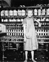 1910, niña obrera de 12 años